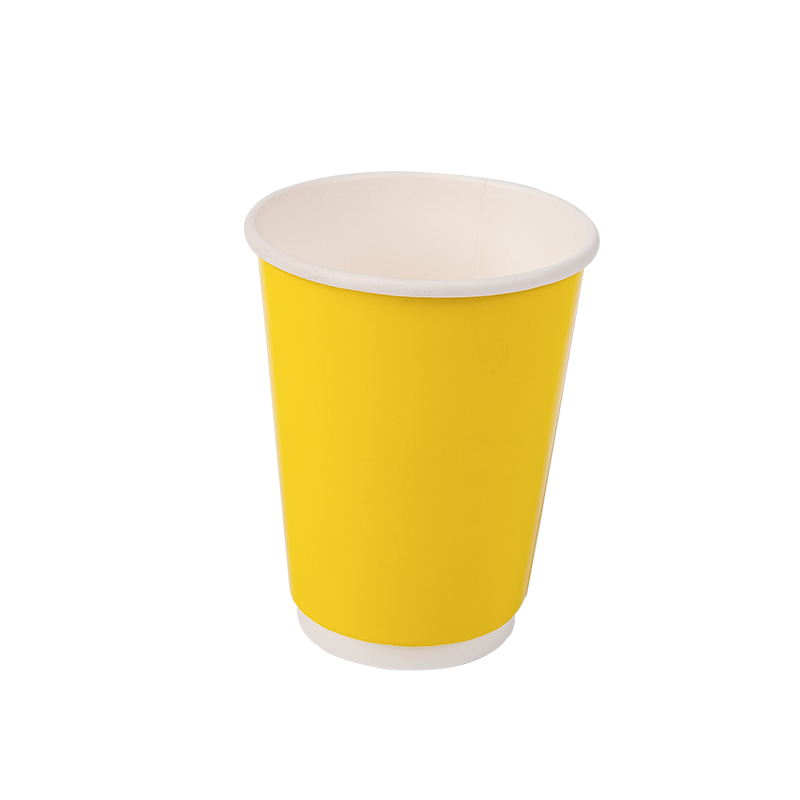 Cốc giấy hai lớp có thể phân hủy sinh học dùng một lần 12oz